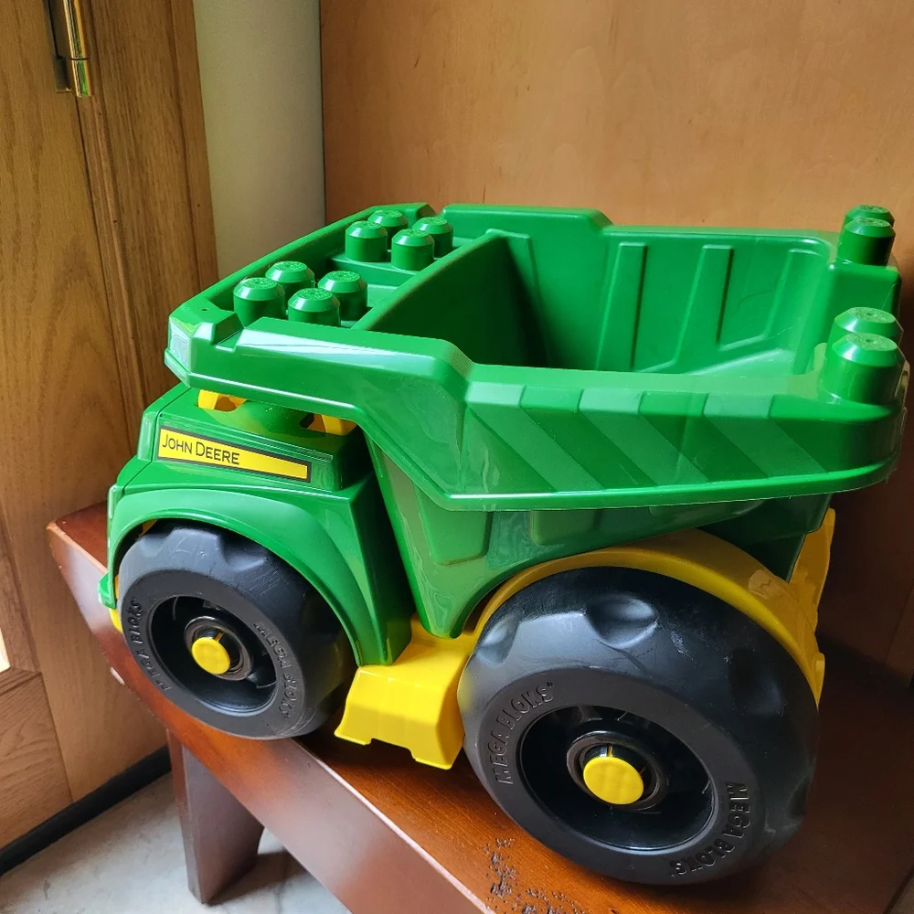 LARGE John Deere Mega Blocks Dump Truck